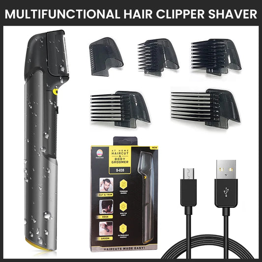 Men's Household Hair Clipper 5 in 1 Multifunctional Shaver Trimmer