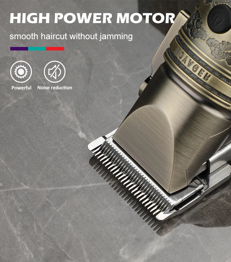 VGR Hair Clipper Professional Hair Trimmer LED Display V-697