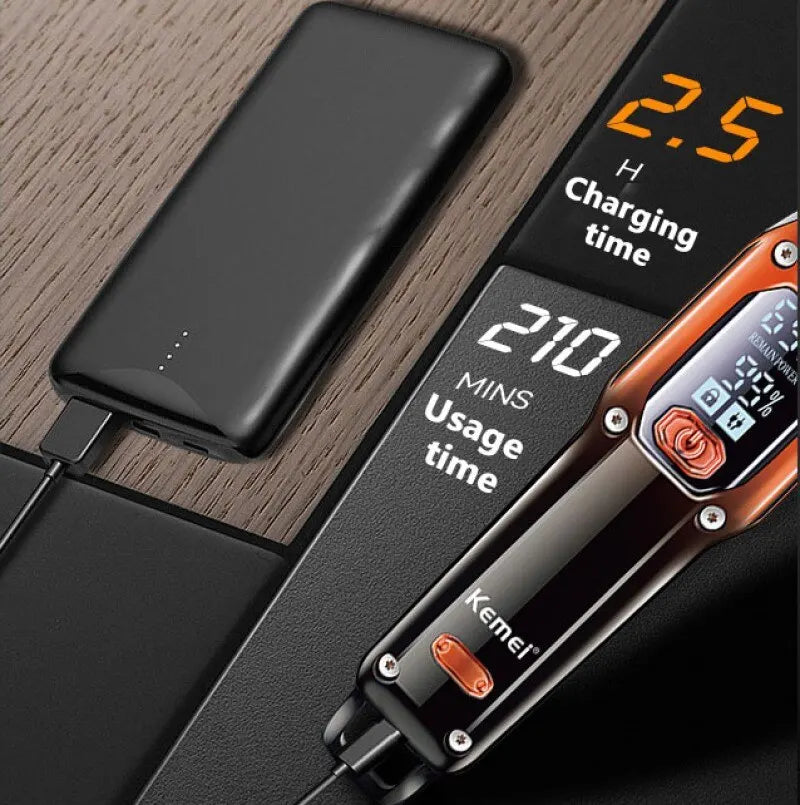 Kemei Hair Trimmer Hair Clipper Professional Barber Trimmer KM-658