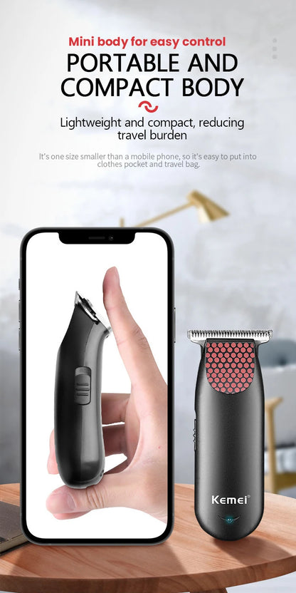 Kemei 889 Professional Pocket Cordless Hair Clipper Kit