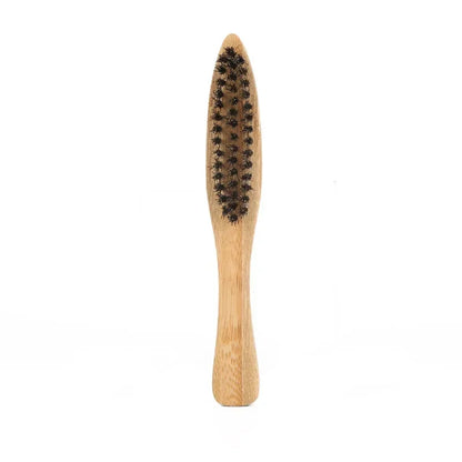 Beech Long Handle Brush for Men's Mustache Shaving