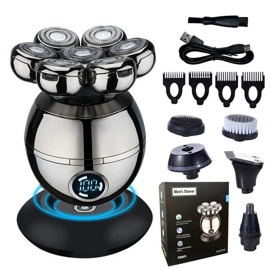 Electric Shaver 7D Floating Cutter Head Base Beard Trimmer