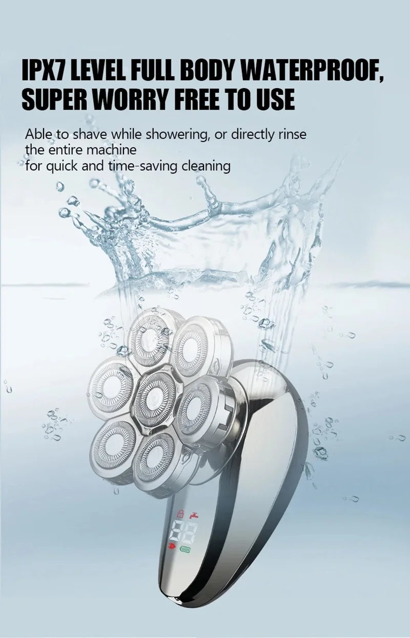 5 In 1 Electric Shaver For Men Bald Head Hair Clipper Razor