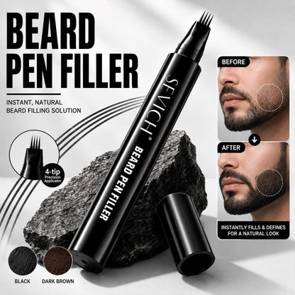 SEVICH Beard Filler Pen Waterproof Beard Coloring Pen Beard