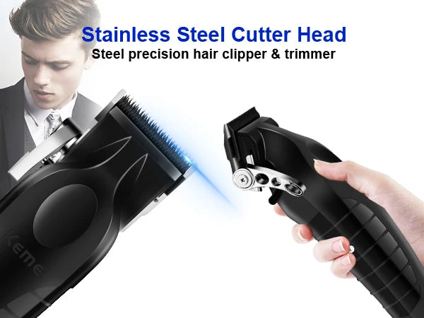 2500mah Lithium Battery Adjustable Trimmer Kemei Km-2296