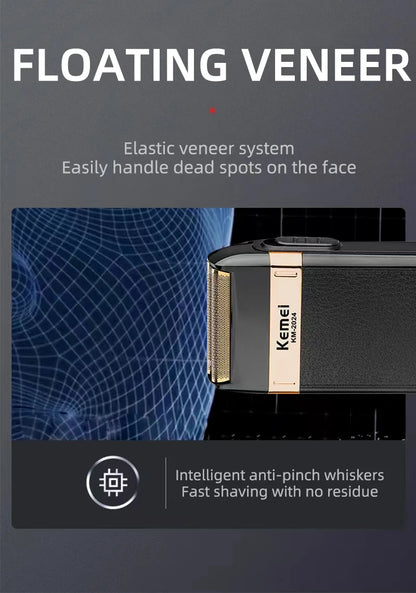 Retro Oil Hair Gradient Shaver Hair Salon