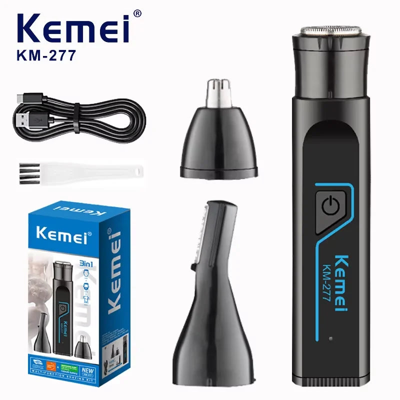KEMEI KM-277 Ear and Nose Hair Trimmer for Men