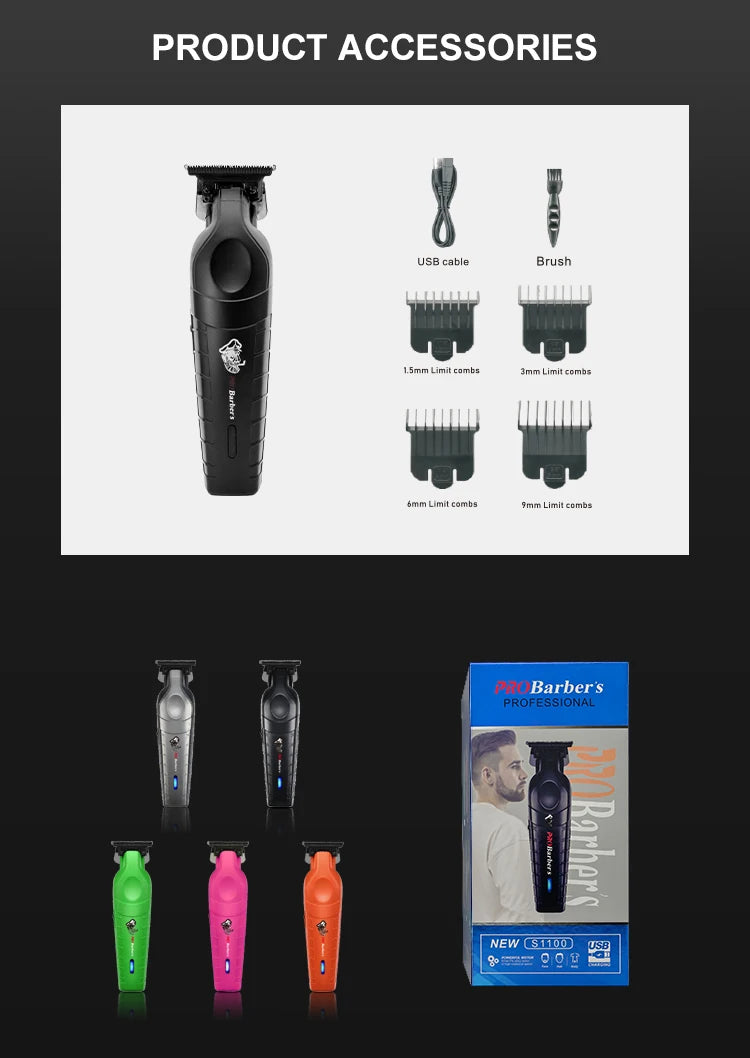 Electric Hair Clipper Professional Hair Cutting Machine Shaver