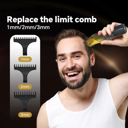 Professional Hair Clipper USB Rechargeable 1200mAh Lithium Battery