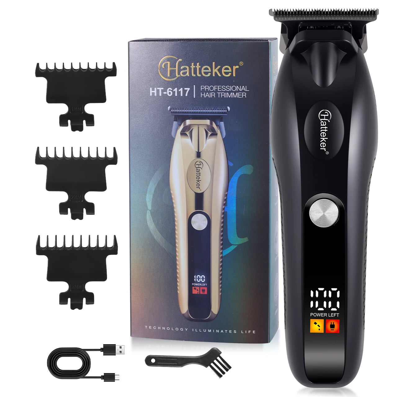 Hatteker Professional Electric Hair Trimmer Grooming Tool