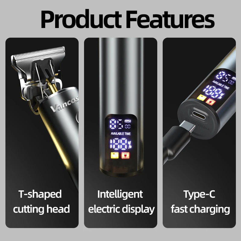 Rechargeable Hair Clipper Electric Hair Cut Machine