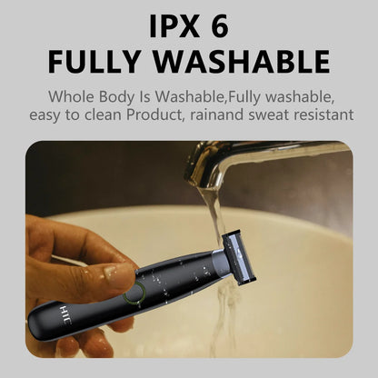 HTC Electric Shaver for Men Waterproof Electric Trimmer Razor