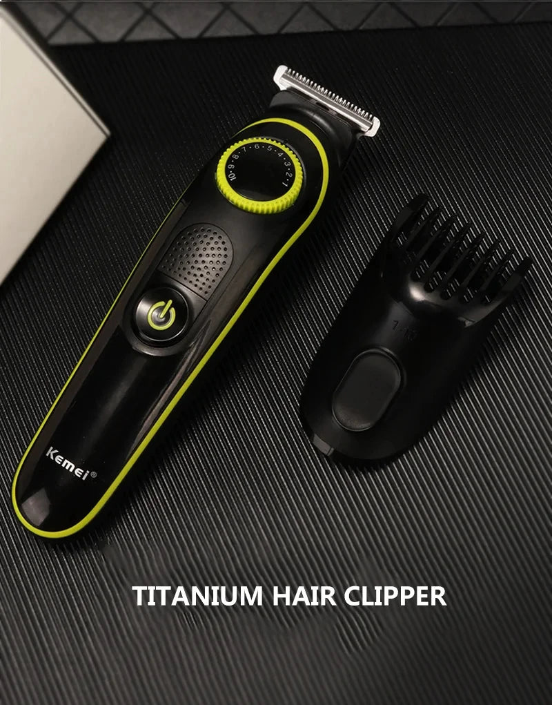 Kemei Electric Hair Clipper Multifunctional Men's Trimmer Electric Shaver