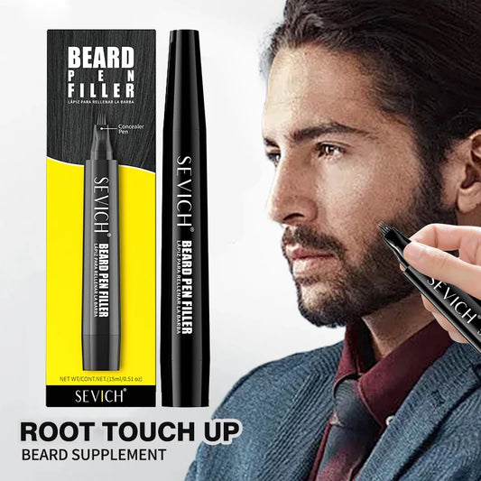 Beard Filler Pen Men Beard Pencil Filler Color Dye Pen