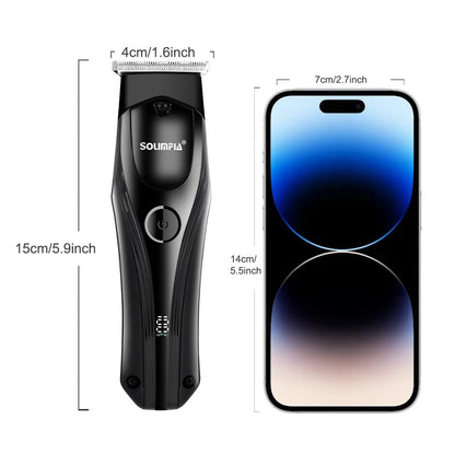 Solimpia Portable Home Hair Trimmer Intelligent Lithium Battery