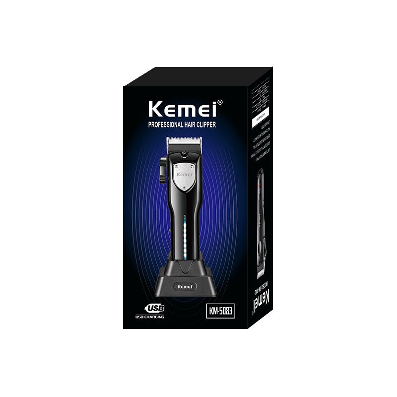 Original Kemei Full Metal Hair Trimmer For Men Rechargeable Barber Hair Clipper