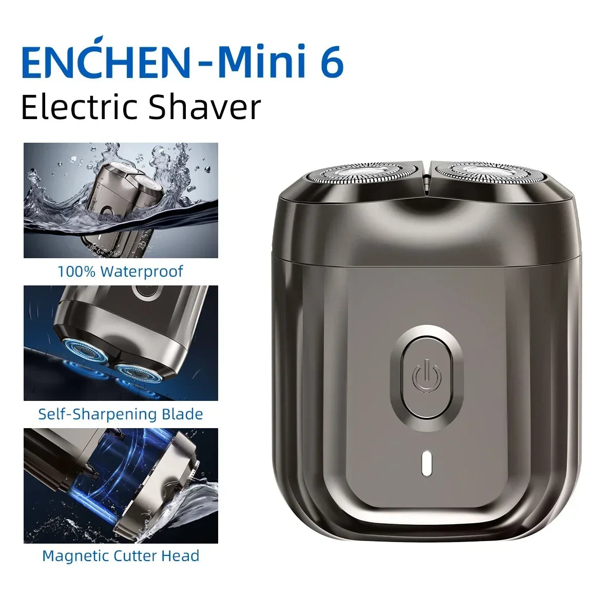ENCHEN Beard Trimmer Mini Shaver Professional 2D Face Razor