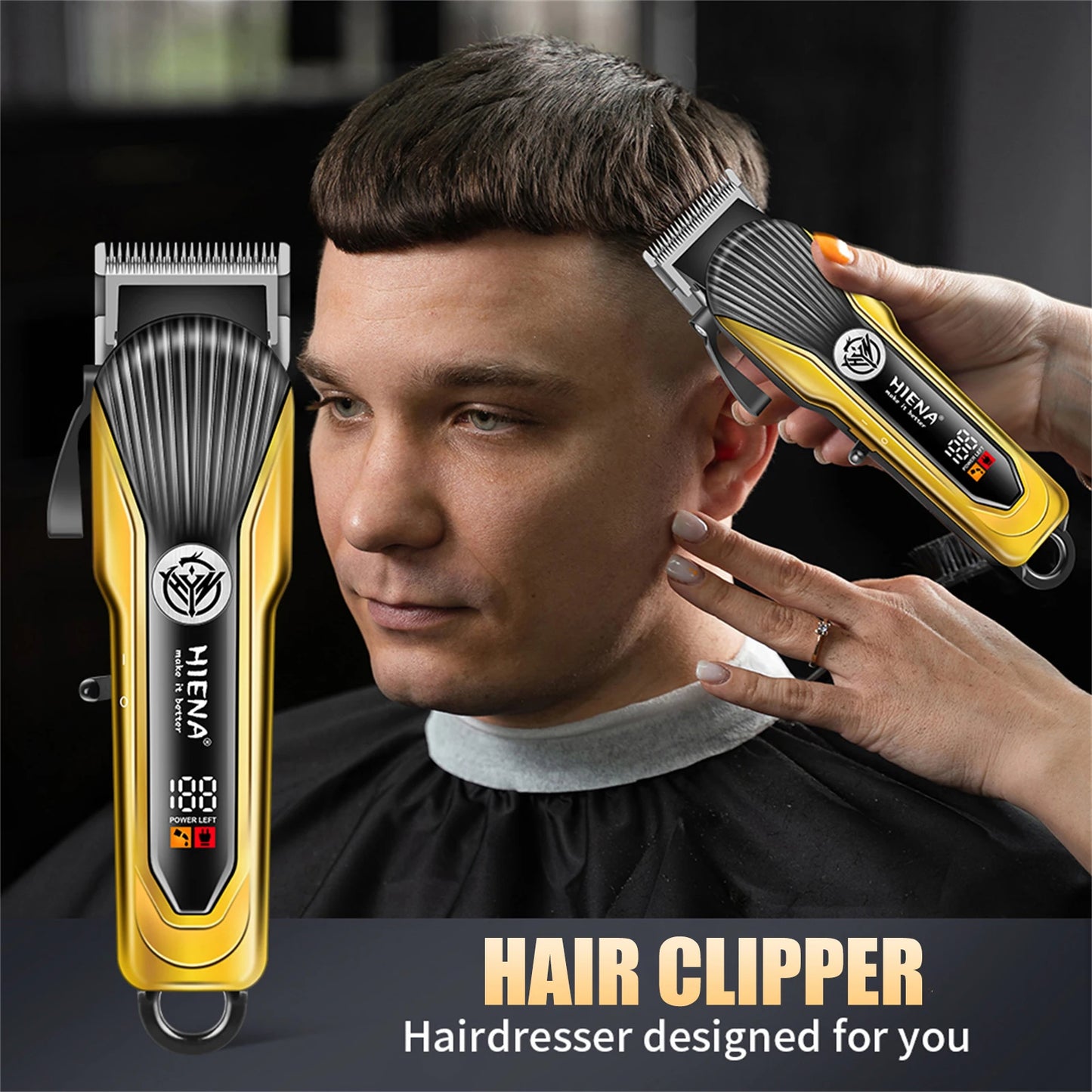 HIENA Hair Clipper for men HYN-225 Rechargeable Hair Trimmer