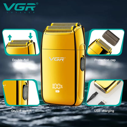 VGR Shaver Professional Beard Trimmer Electric Shaving Machine