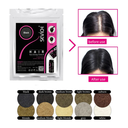 10 Color Keratin Hair Building Fiber Hair Loss Fiber