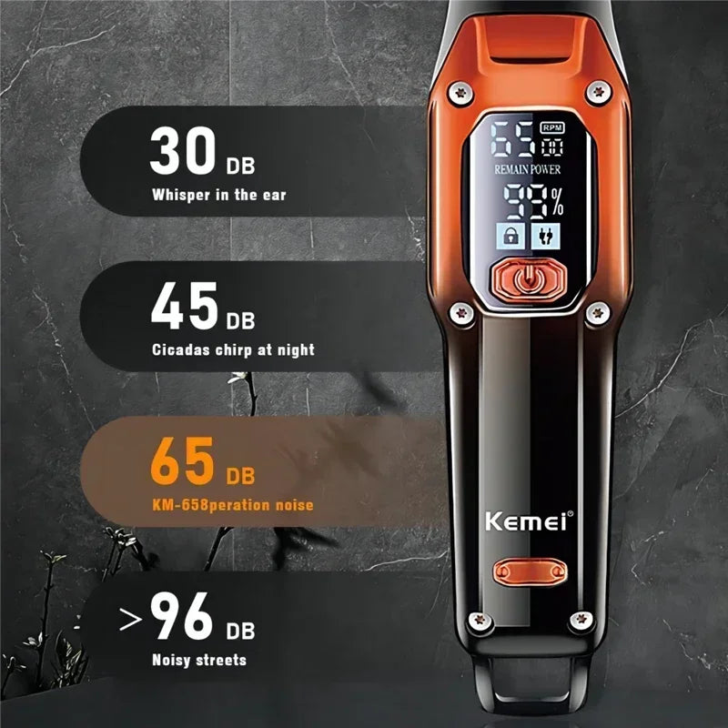 Professional Hair Trimmer Machine LCD Display Hair Cutting