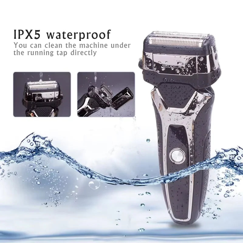 Electric Shaver for Men Rechargeable Intelligent Shaving Machine