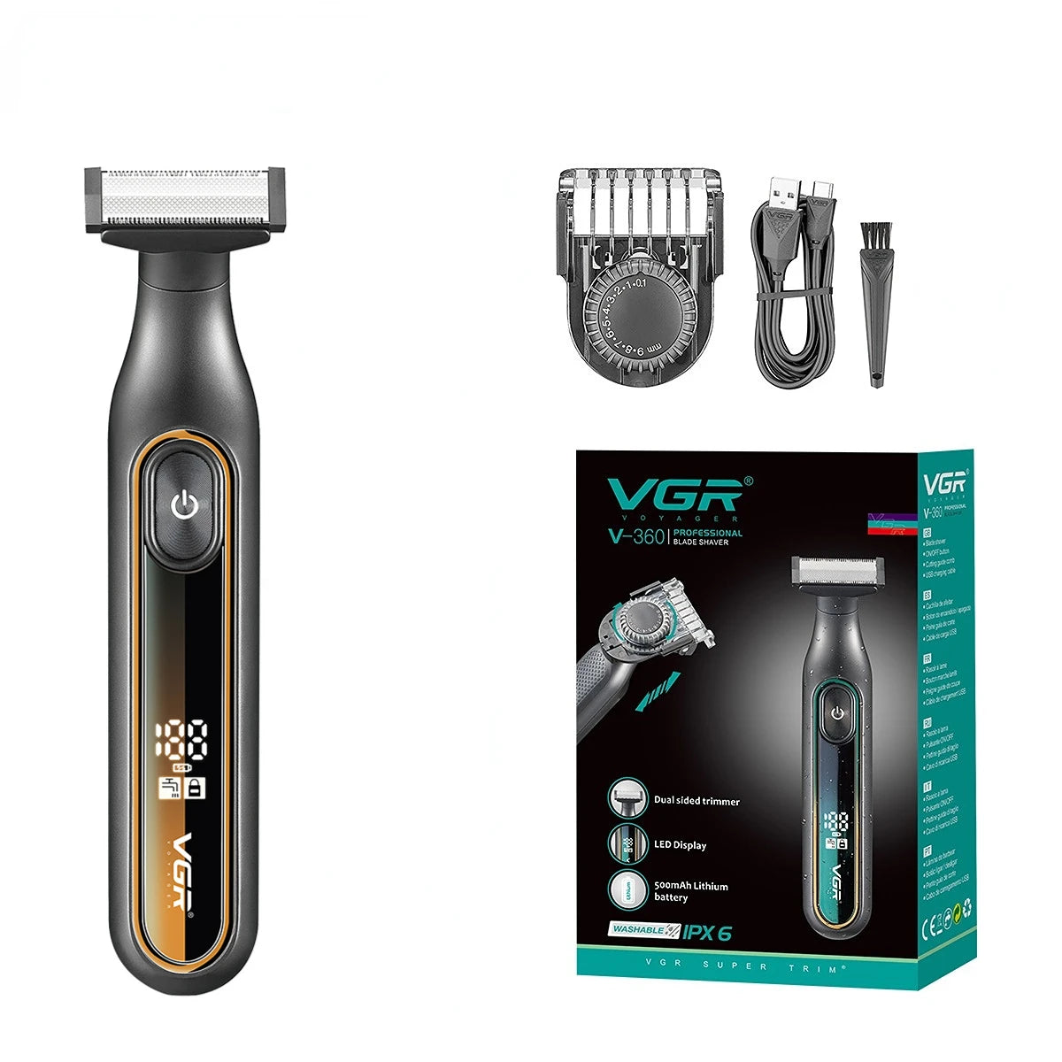 VGR Razor Professional Electric Shaver Portable Shaving Machine
