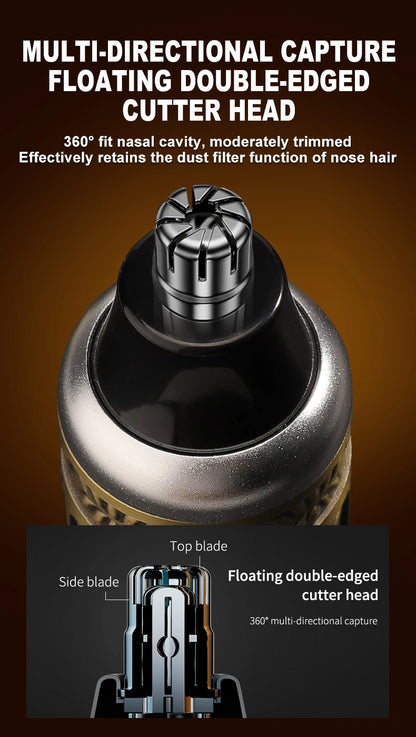 Resuxi 740 All Metal Hair Clippers Ears Nose Hair Trimmer