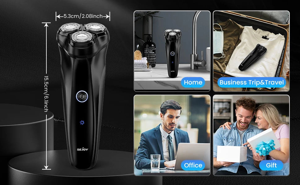 Portable Clean Razor Men USB Electric shaver Powerful Beard Razor