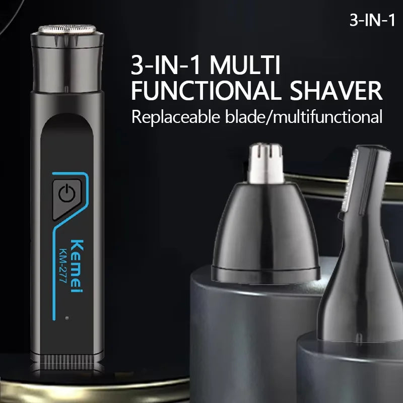 KEMEI KM-277 Ear and Nose Hair Trimmer for Men