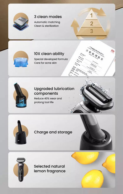 Braun 7 Series Pro Shaver 72-G1200s AUTO Mode Intelligent Shaving