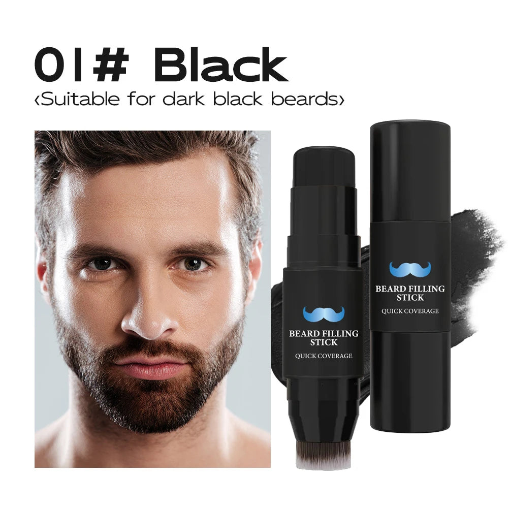 Beard Pencil Filler Stick And Brush for Men Beard Pen hair root
