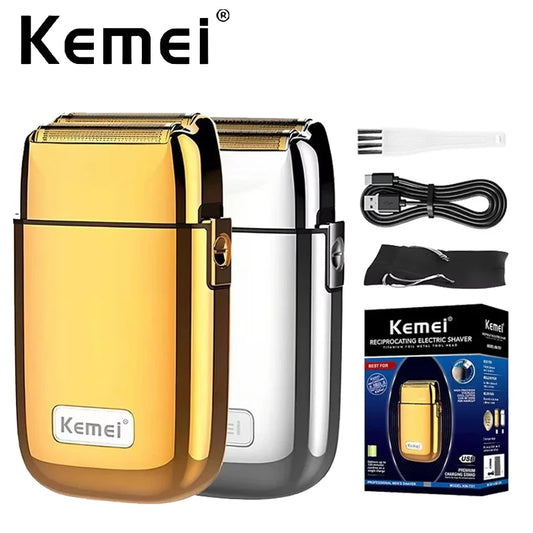 Kemei Tx1 Rechargeable Metal Housing Razor Shaving Machine