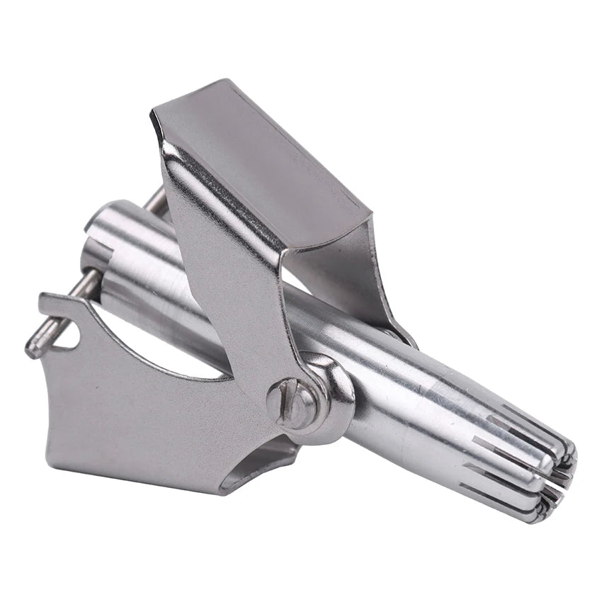 Nose hair trimmer for men manual stainless steel