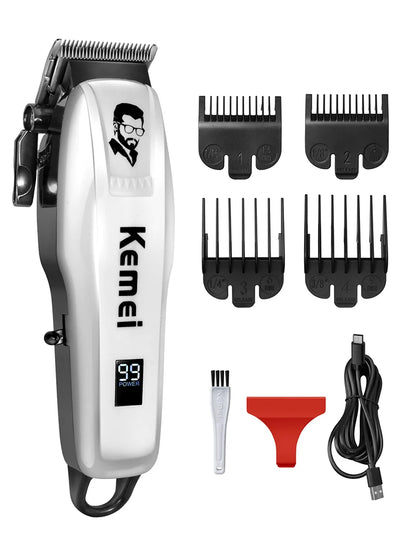 Kemei Pg809A Adjustable Powerful Hair Clipper Barber Electric Hair Trimmer