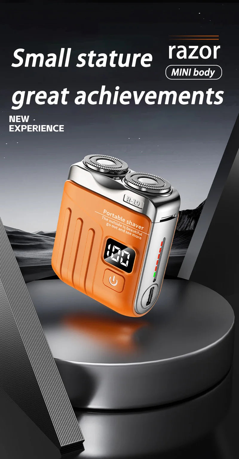 Xiaomi Electric Smart Shaver Mini Dual Blade Digital Display Shaver