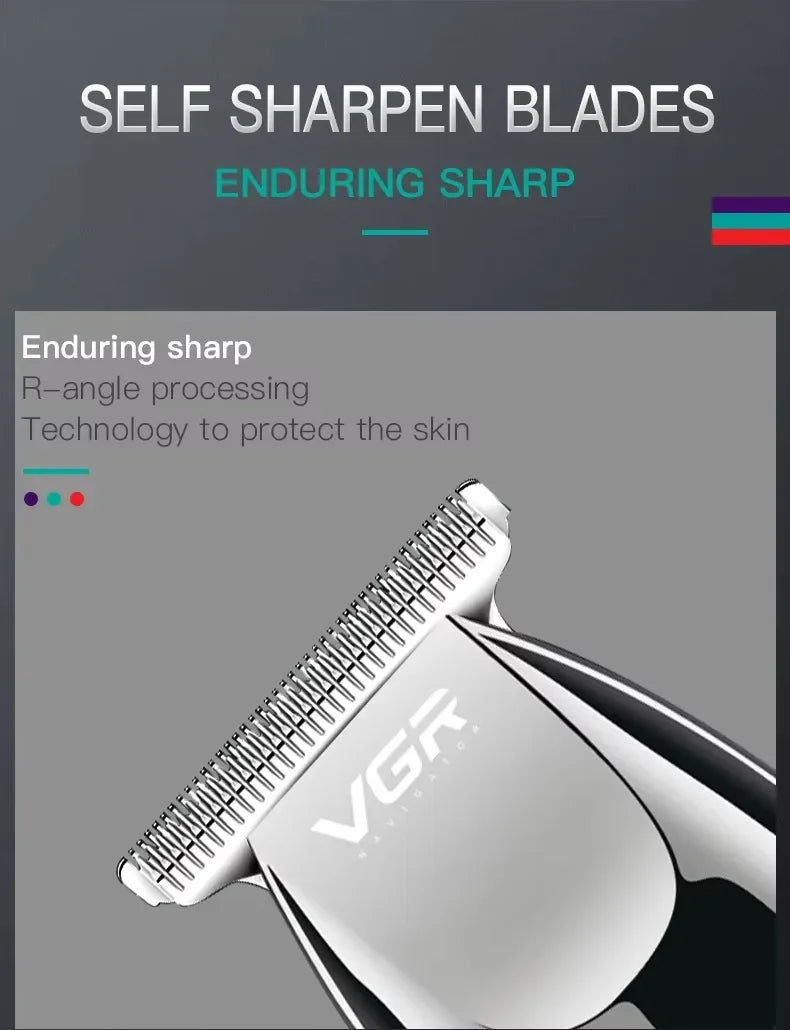 VGR Hair Clippers Professional Barber Clippers  V-030