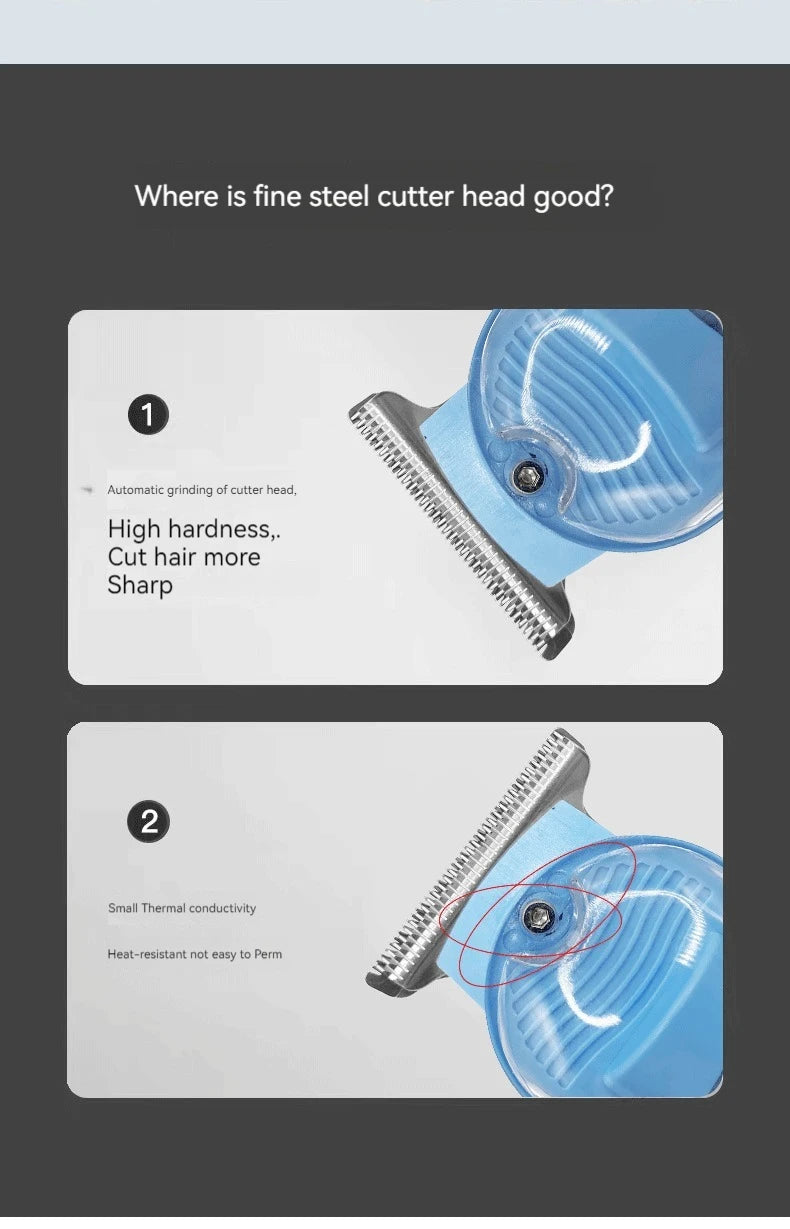 New Transparent Hair Clipper Power Display Hair Clipper