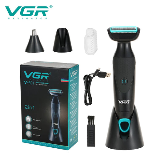VGR new retro men's multi-functional 2-in-1 Shaver