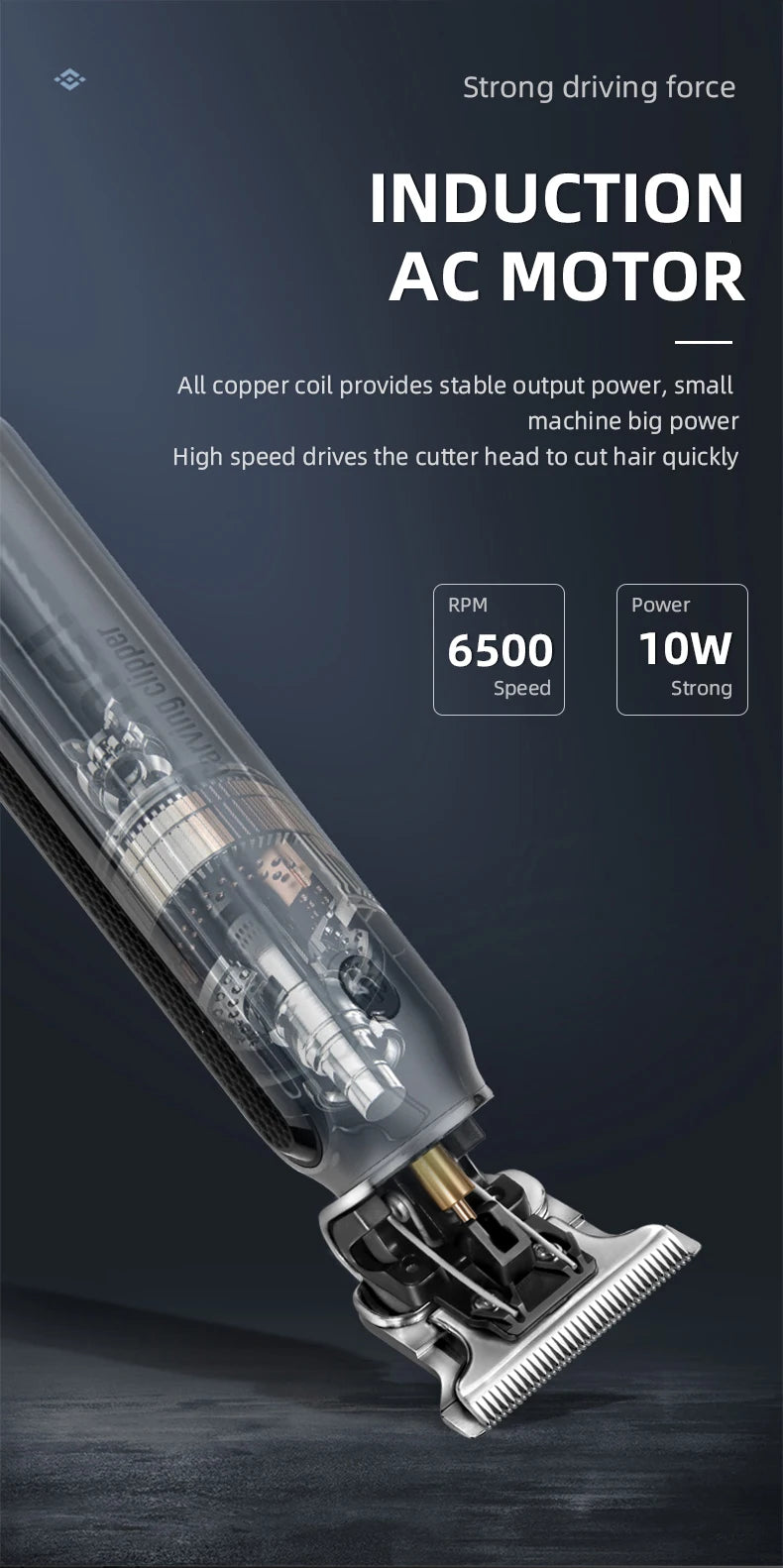 Kemei 10W Hair Clippers Men Beard Trimmer Cutter