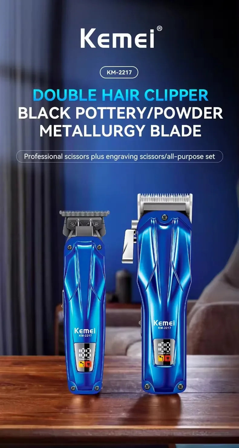 Kemei Hair Trimmer Professional Trimmer Electric Haircut Machine KM-2217