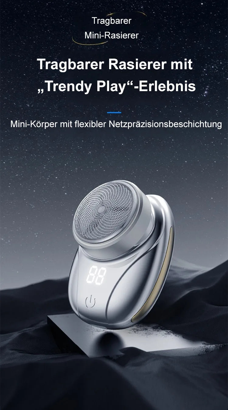 Portable rechargeable shaver full body washable shaver set