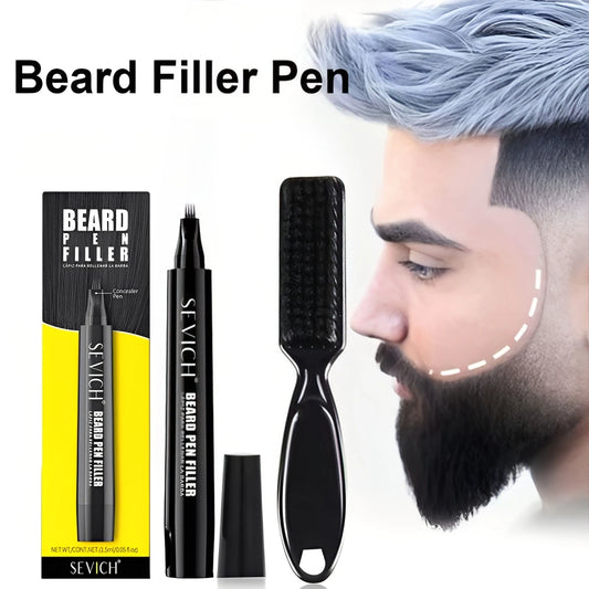 Beard Filling Pen Kit for Men 4-Tip Beard Repair Filler Pencil