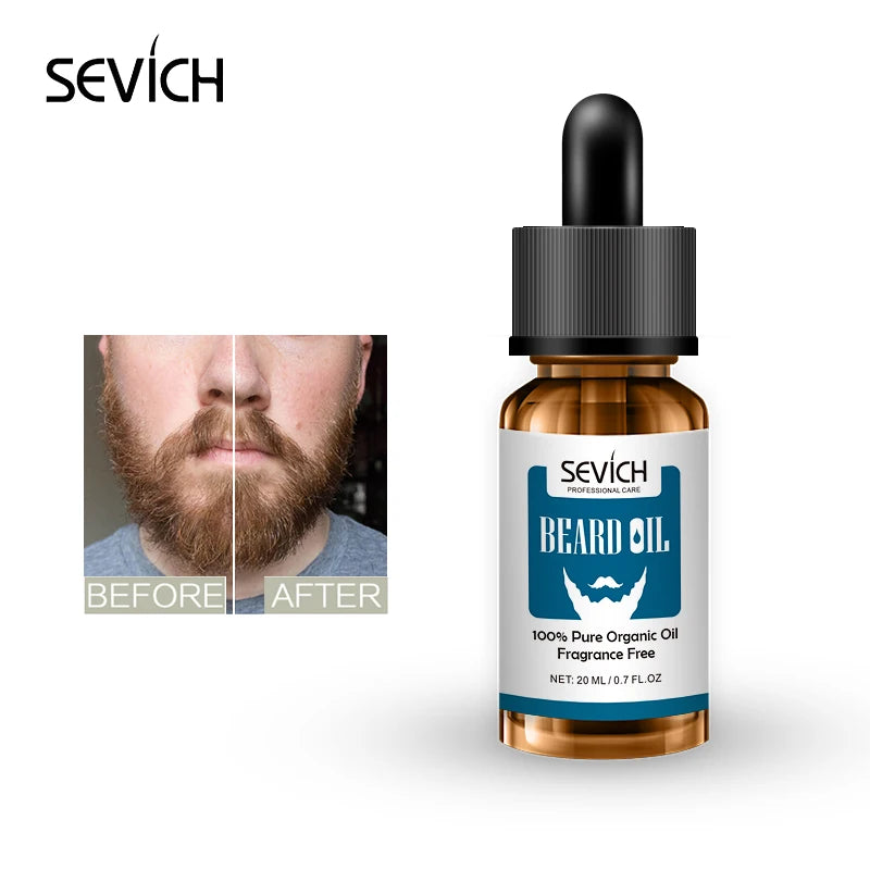 Sevich Men's Beard Growth Oil Care Products Beard Dyeing Cream Kit