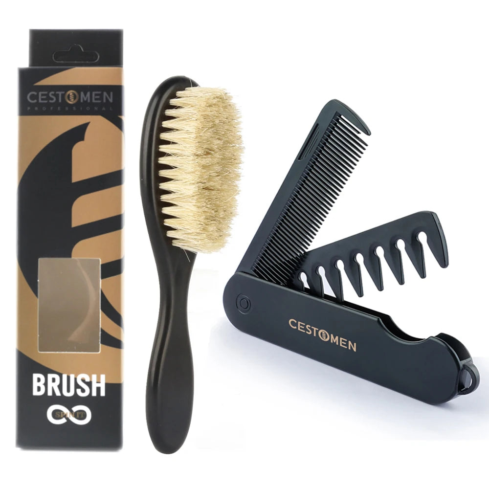 Cestomen Pro Bristle Hair Beard Shaving Brush For Men