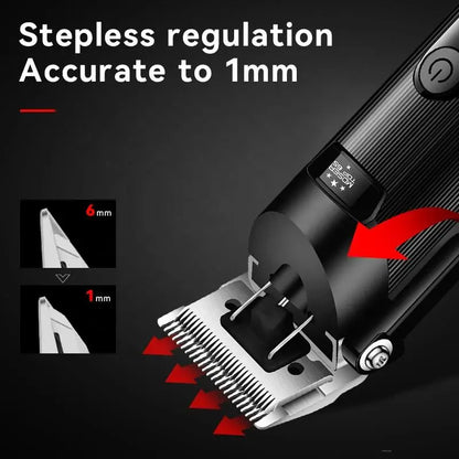Kemei hair clipper long battery life silent TOP-65 carbon steel