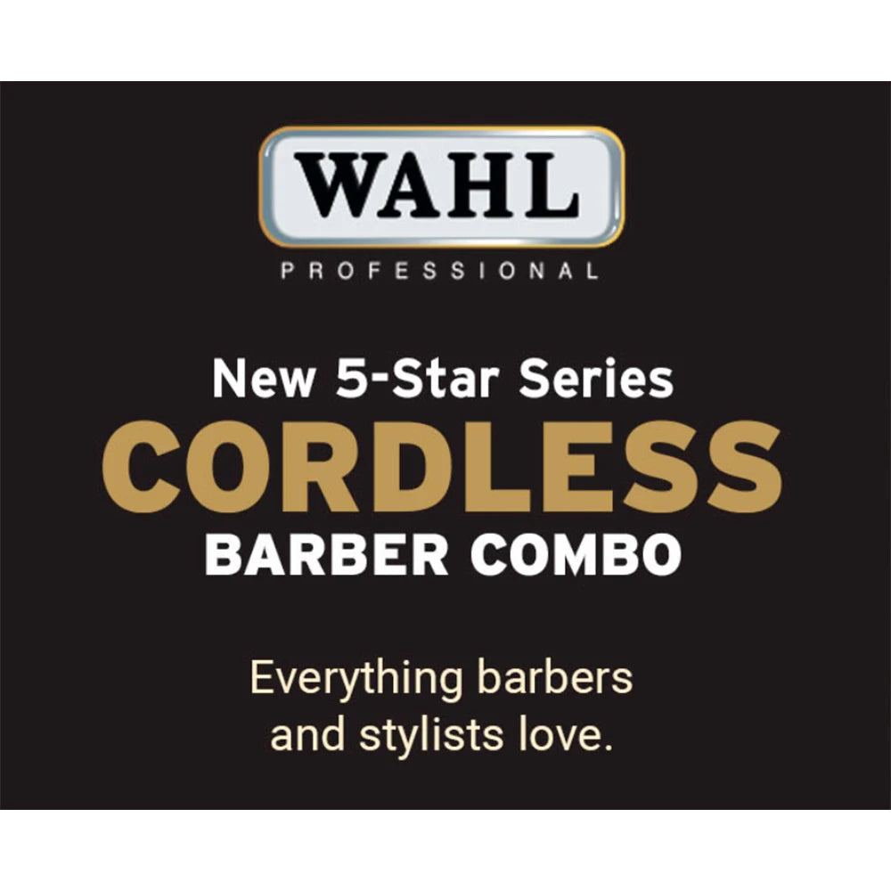 Wahl Professional 5 Stars Cordless Magic Clip T-Cut for Barbershop