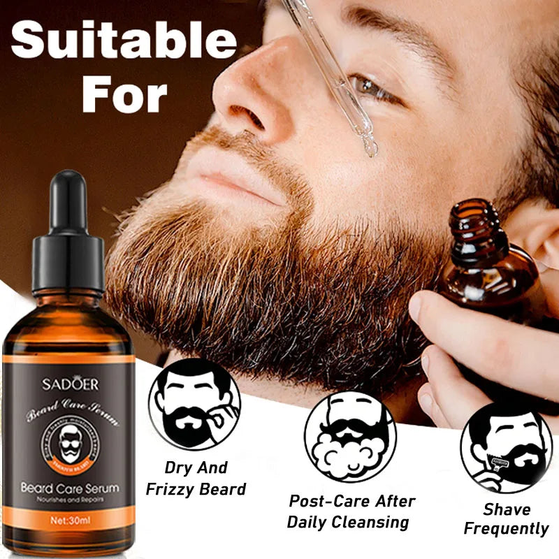 Men's beard care set beard oil beard balm moisturizing