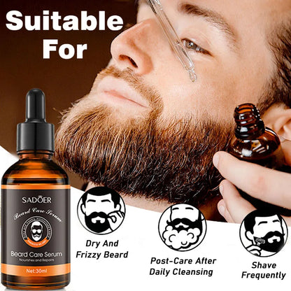Men's beard care set beard oil beard balm moisturizing