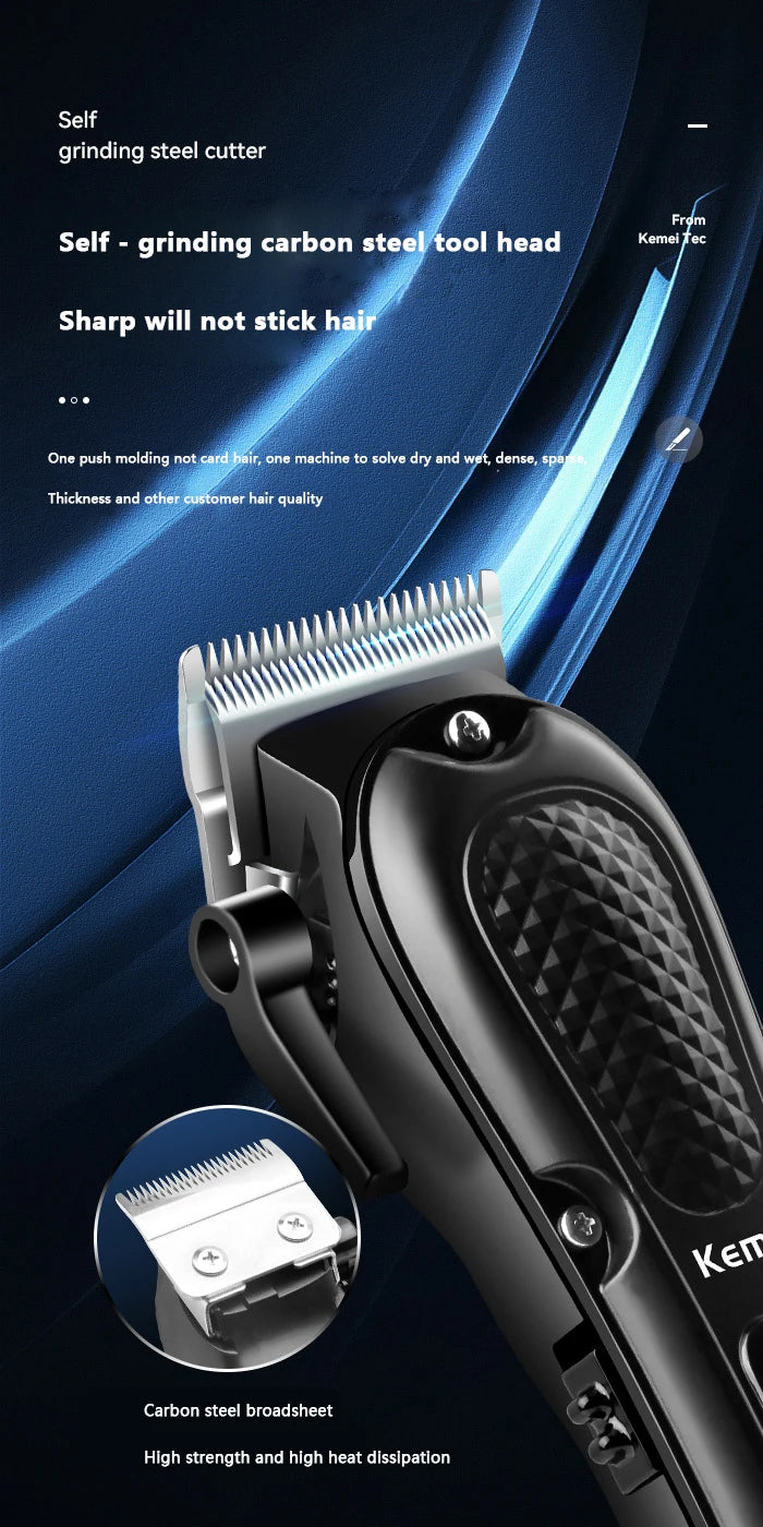 Kemei KM-1071 Electric Hair Clipper UBS Beard Trimmer